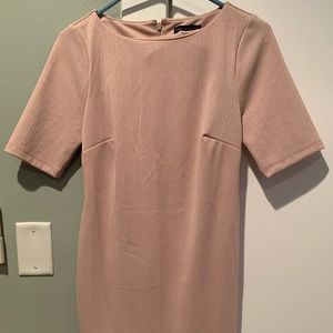 A Pea in the Pod pink maternity dress
